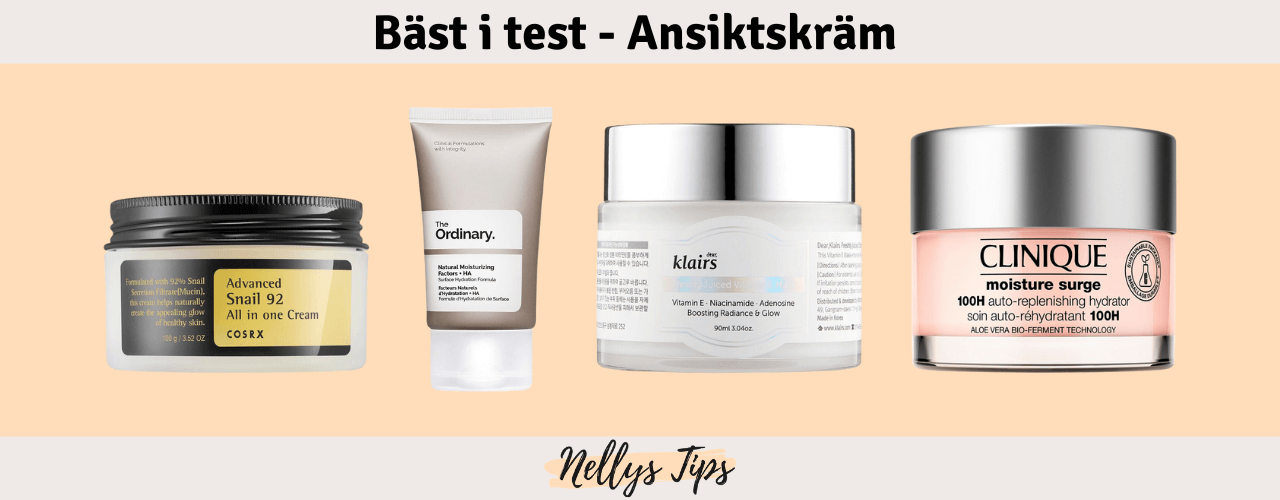 Ansiktskräm bäst i test