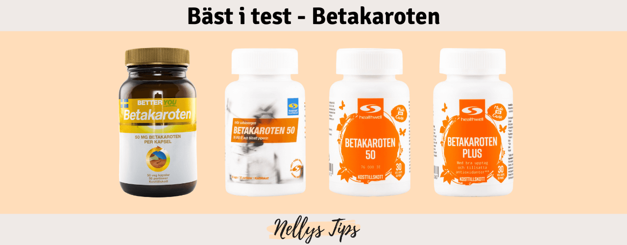 Betakaroten bäst i test