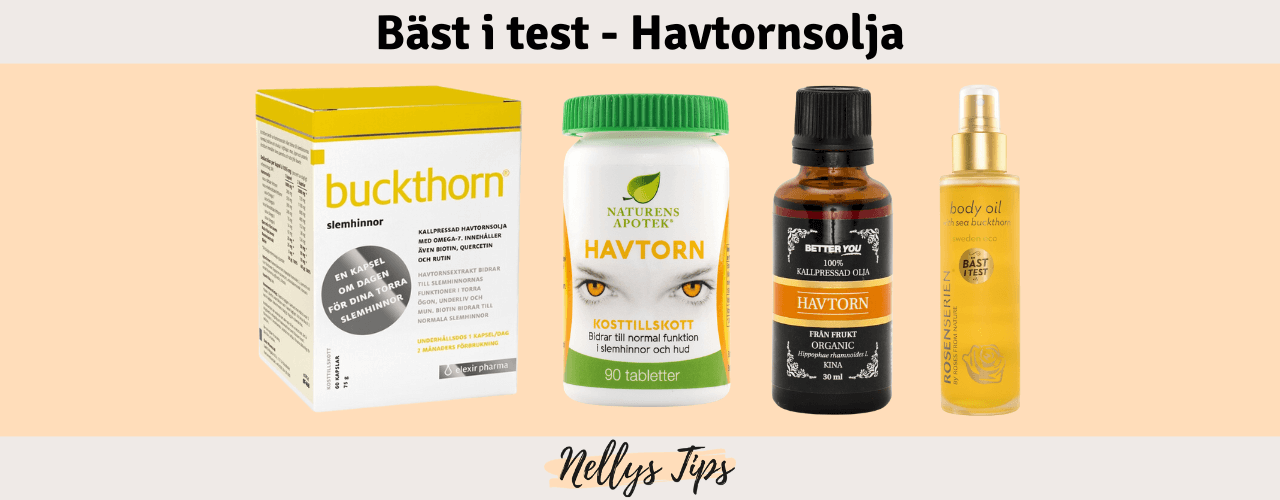 Havtornsolja bäst i test