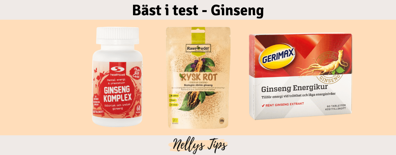 Ginseng Bäst i test