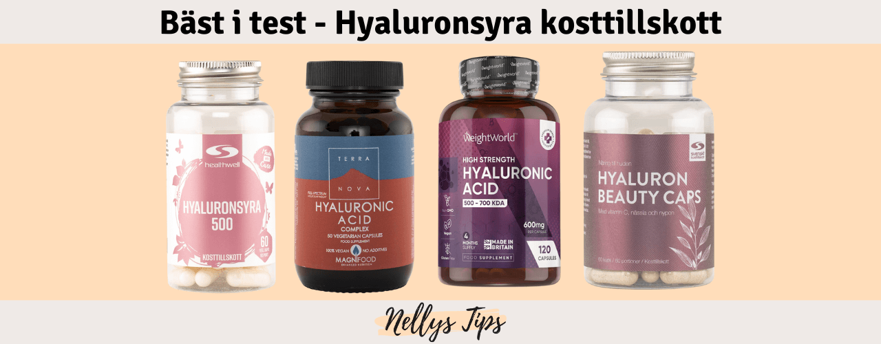 Hyaluronsyra kosttillskott Bäst i test