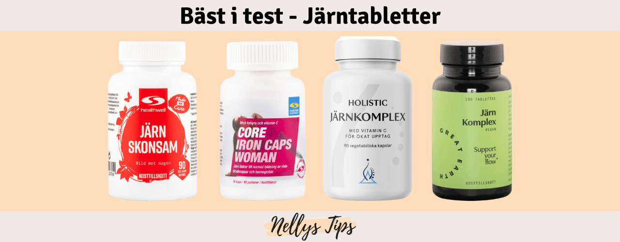 Järntabletter Bäst i test