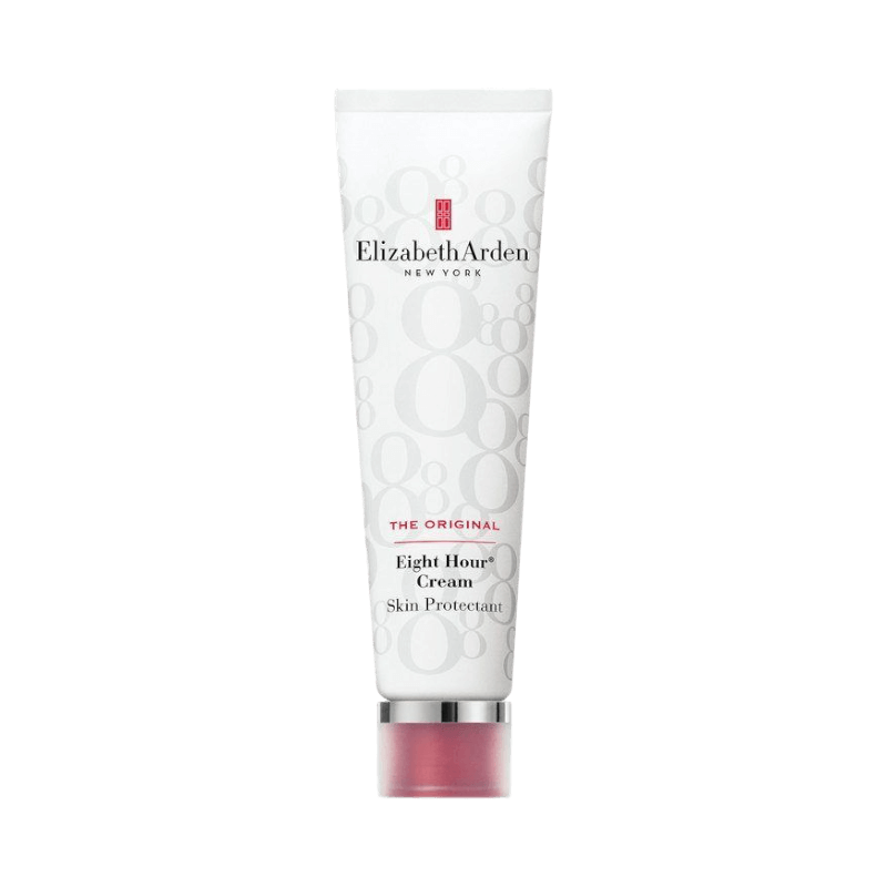 Elizabeth Arden Eight Hour Cream Skin Protectant, en ikonisk hudvårdsprodukt för återfuktning och skydd av huden.