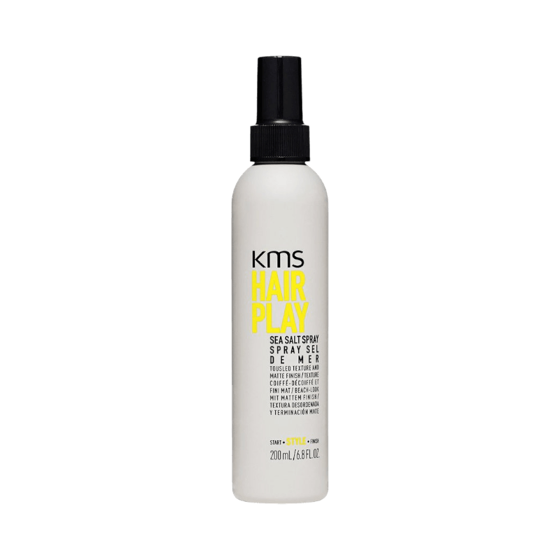 KMS Hair Play Sea Salt Spray för rufsig textur och matt finish.