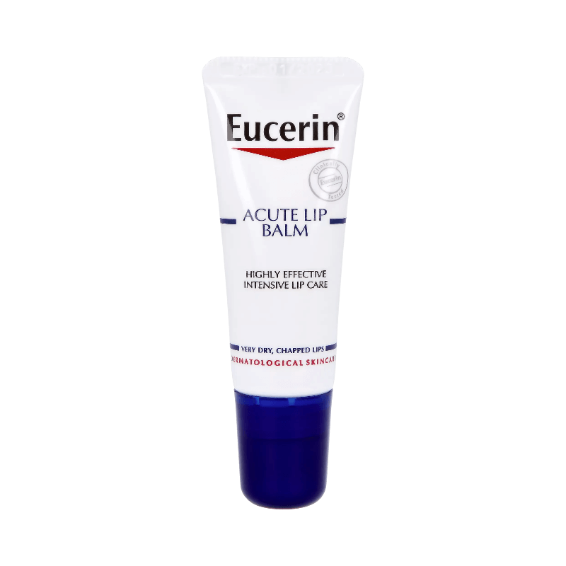 Eucerin Acute Lip Balm – intensivt vårdande läppbalsam för mycket torra och nariga läppar.