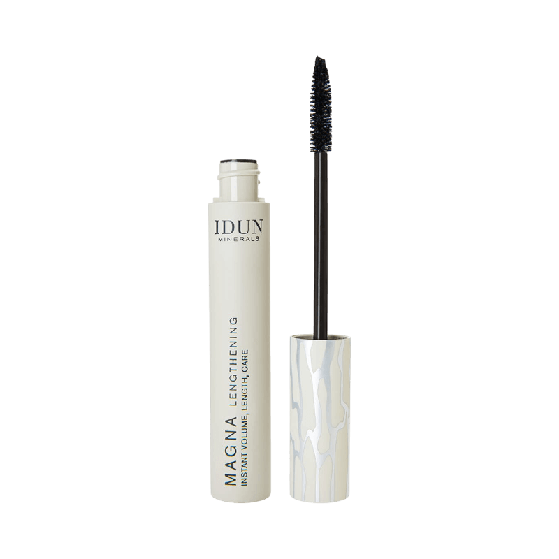 IDUN Minerals Magna Lengthening mascara ger volym och längd med vårdande, allergivänlig formula.