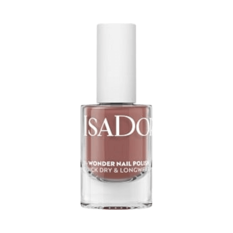 IsaDora Wonder Nail 189 Smooth Beige – snabbtorkande nagellack i mjuk beige-brun färg.