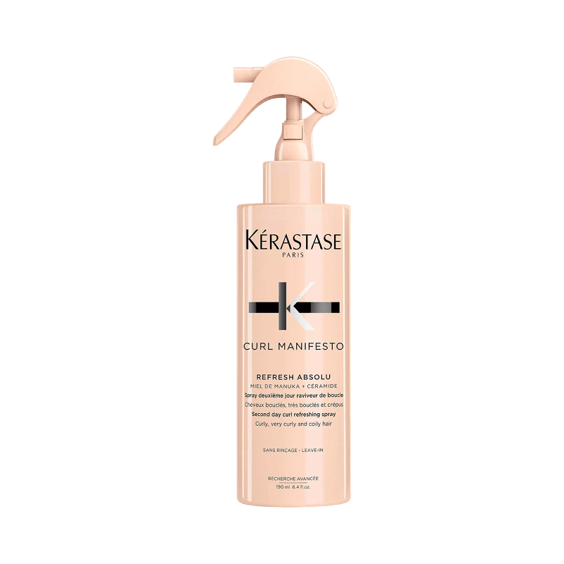 Kérastase Curl Manifesto leave-in spray som återupplivar lockar med manukahonung och ceramid.