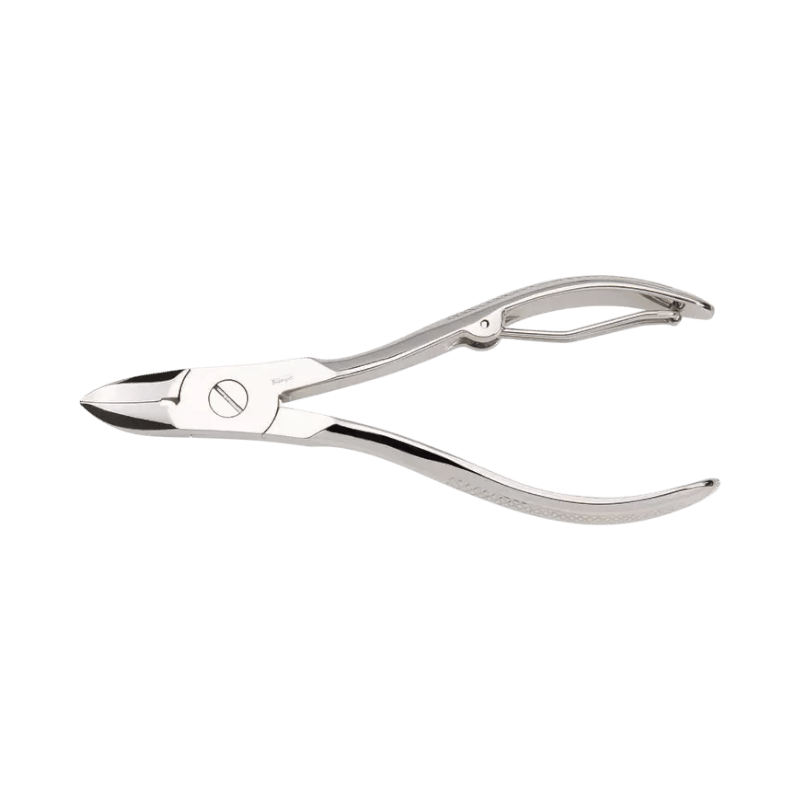Niegeloh Solingen nickelpläterad tånageltång i 12 cm längd för robust och exakt klippning.