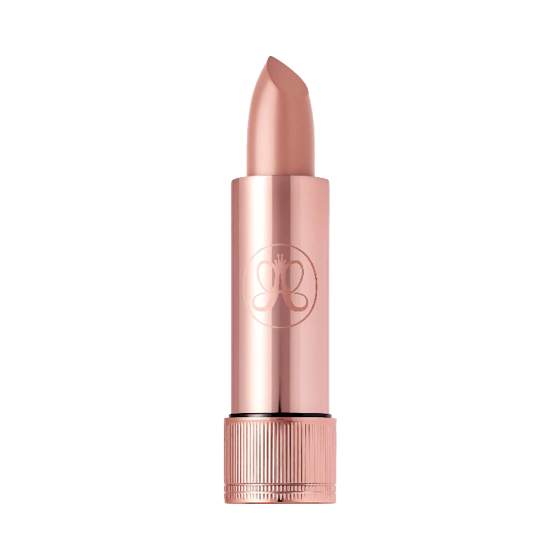 Anastasia Beverly Hills Satin Lipstick i nyansen Haze med lyxig roséfärgad hylsa