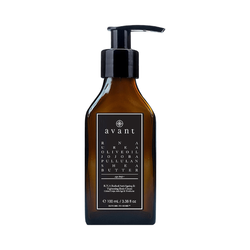 Anti-ageing kroppskräm från Avant med R.N.A som stramar åt huden och minskar ålderstecken.
