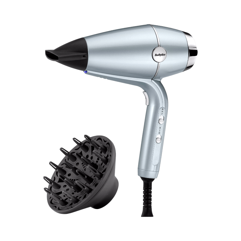 BaByliss Hydro Fusion 2100W hårfön med diffuser – ger glansigt och frissfritt resultat.