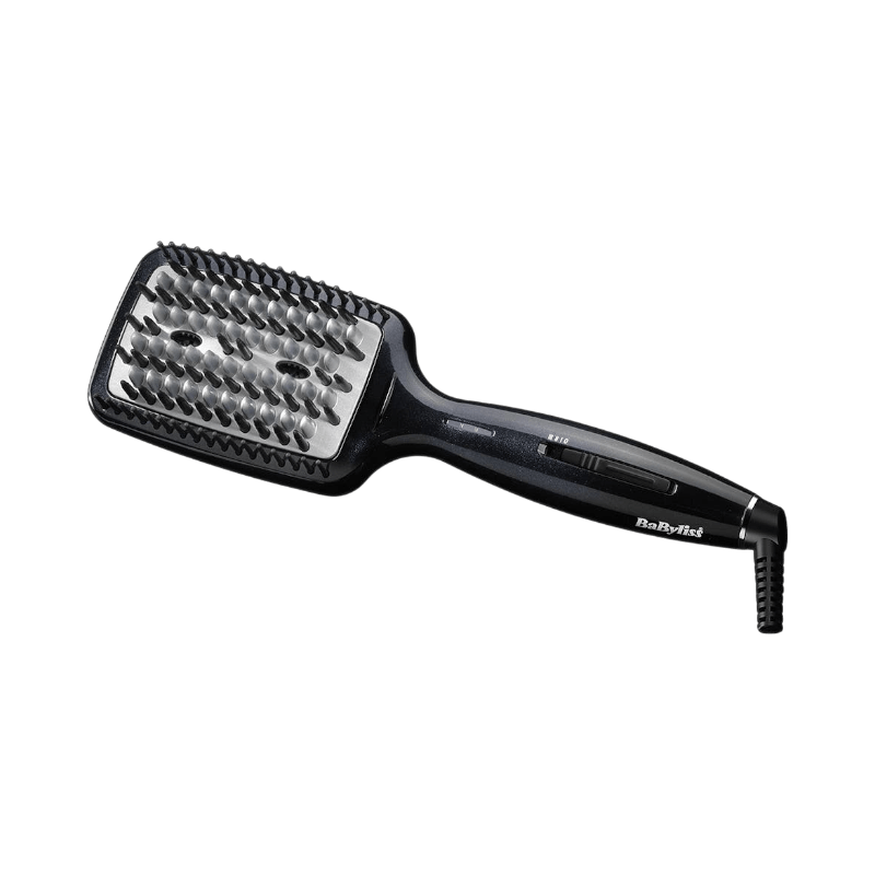 BaByliss plattborste med keramiska piggar för skonsam och effektiv hårutslätning