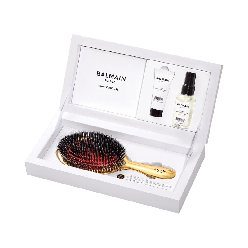 Balmain Hair Couture spa-borste i presentförpackning med lyxig borste, kräm och olja