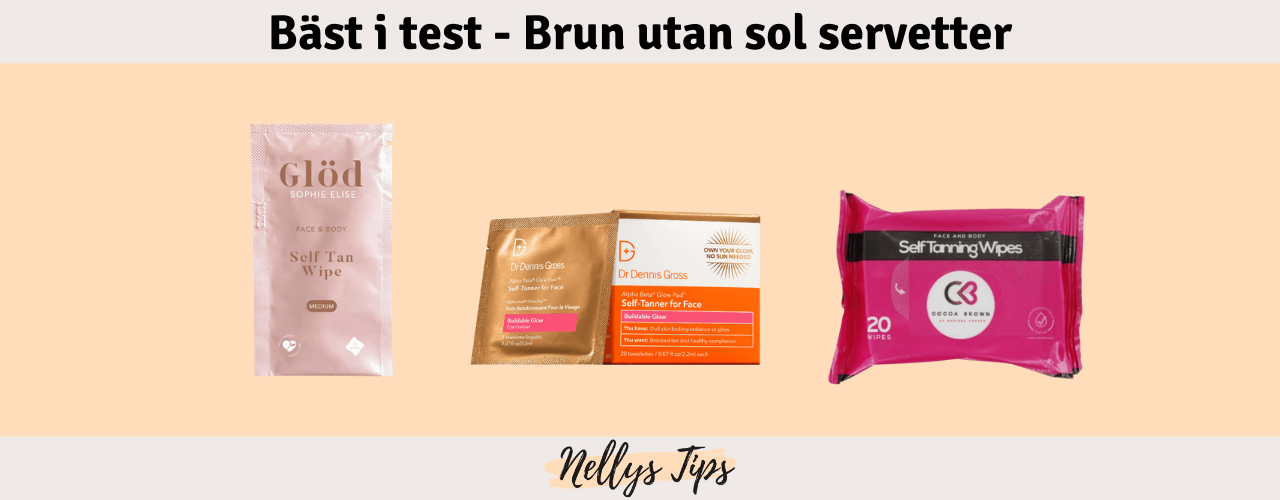 Brun utan sol servetter Bäst i test
