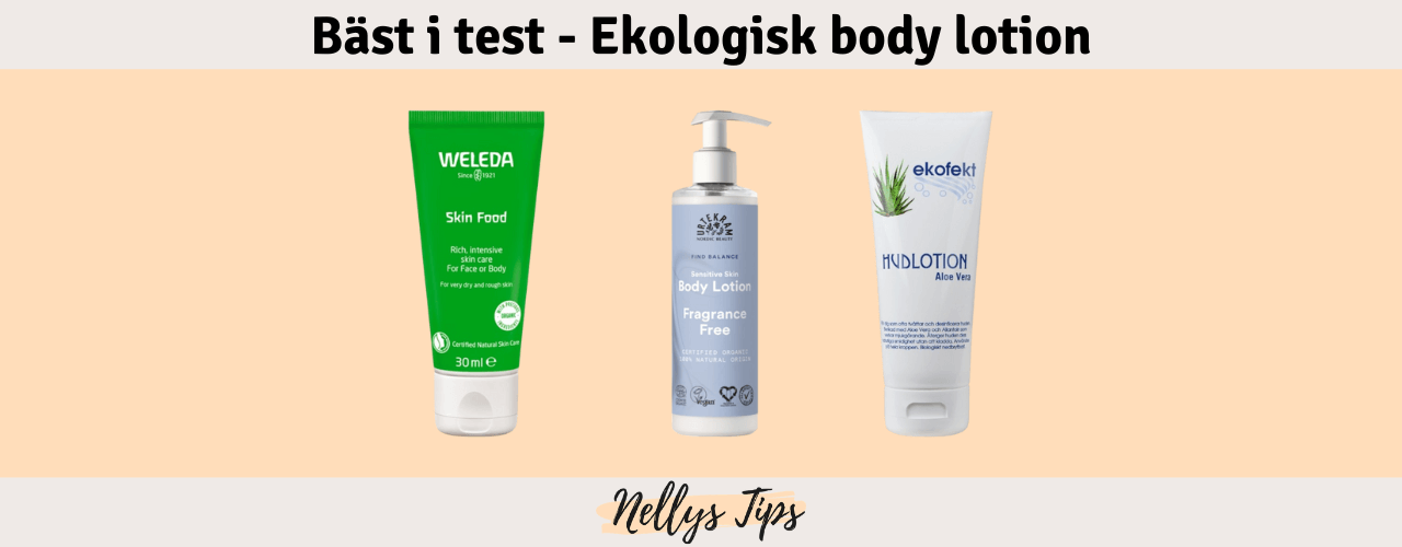 Ekologisk body lotion Bäst i test