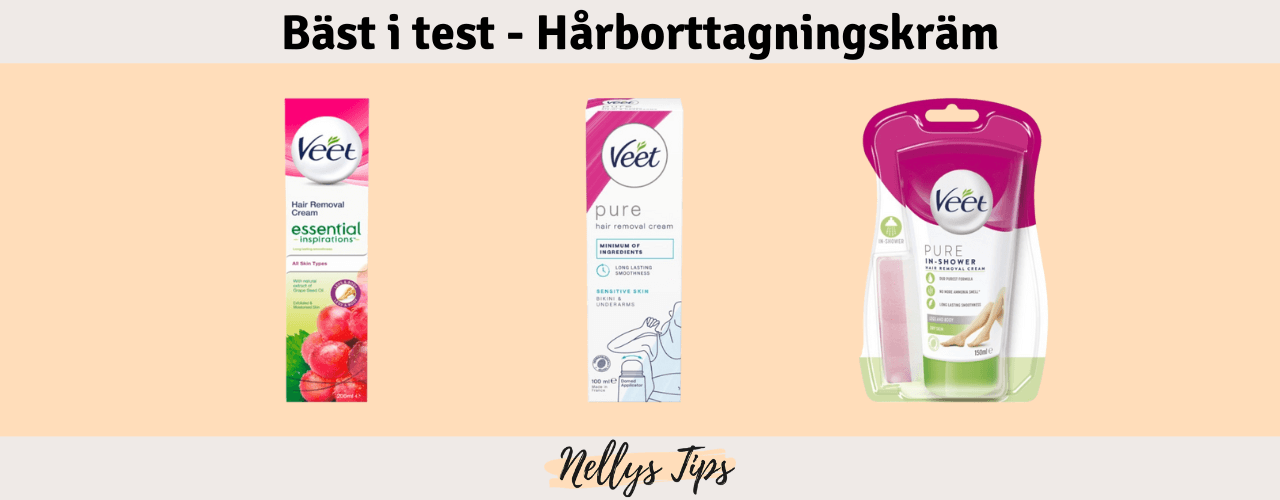 Hårborttagningskräm Bäst i test