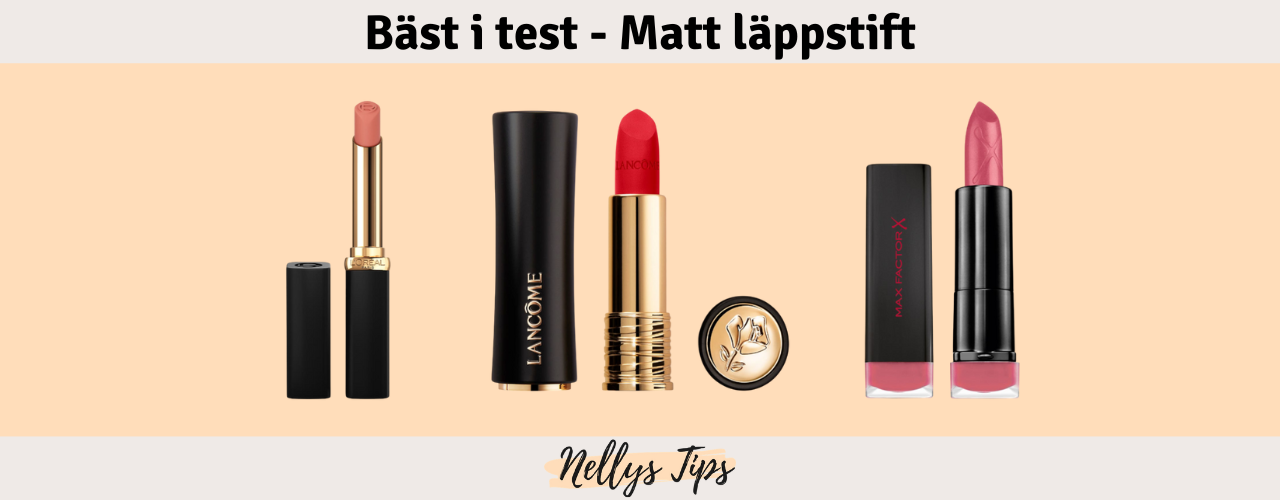 Matt läppstift Bäst i test