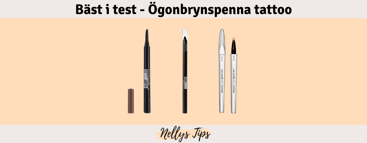 Ögonbrynspenna tattoo Bäst i test