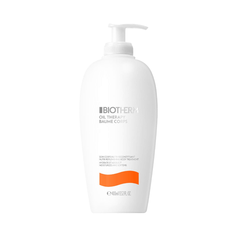 Biotherm Oil Therapy body lotion med närande oljor för mjuk och återfuktad hud.