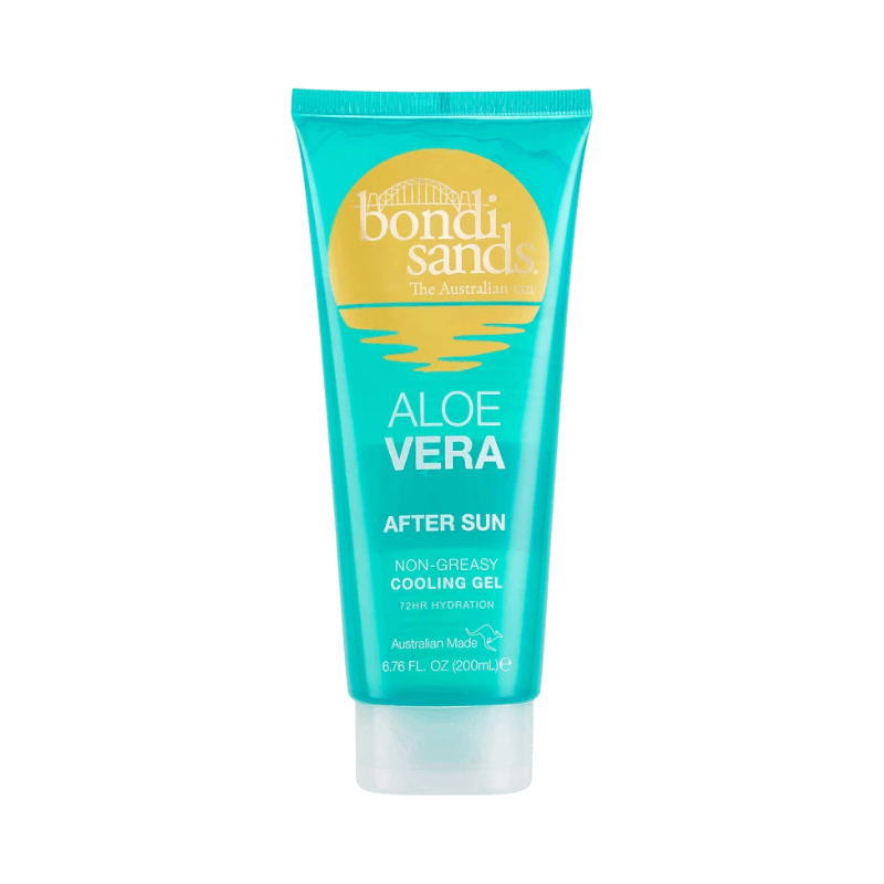 Bondi Sands Aloe Vera After Sun gel med 72h återfuktning och svalkande effekt.