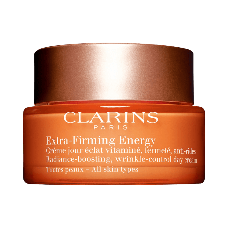 Clarins dagkräm som ger lyster, fasthet och minskar rynkor för alla hudtyper.