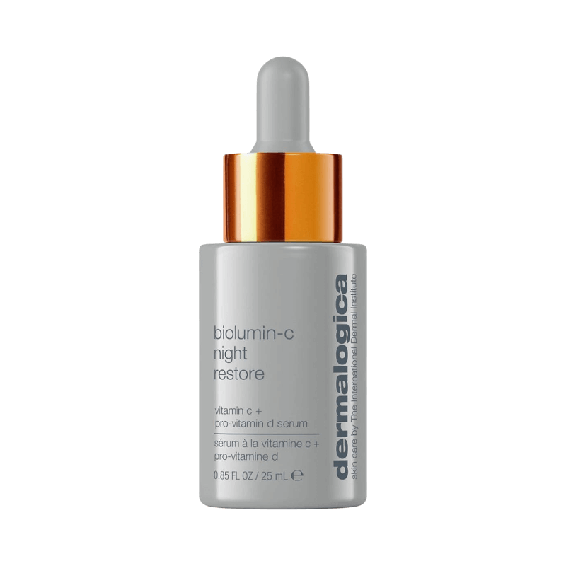 Dermalogica BioLumin-C Night Restore serum med C-vitamin och pro-vitamin D för nattlig hudförnyelse