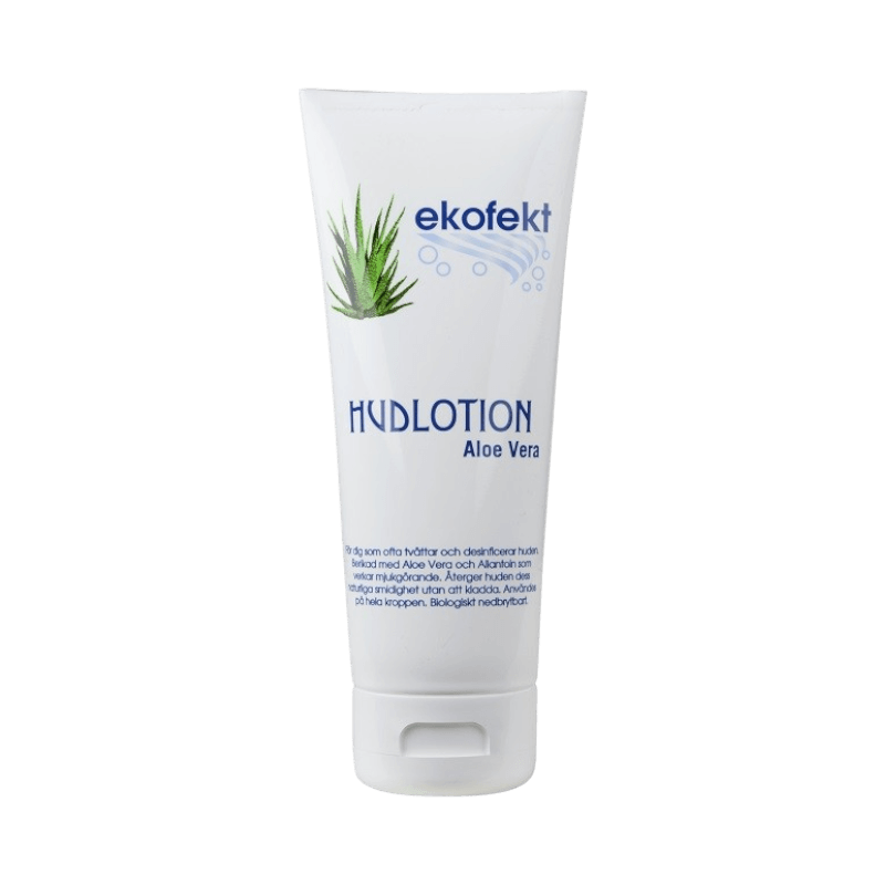 Ekofekt Hudlotion med Aloe Vera – återfuktande lotion för torr hud, perfekt för frekvent handtvätt.
