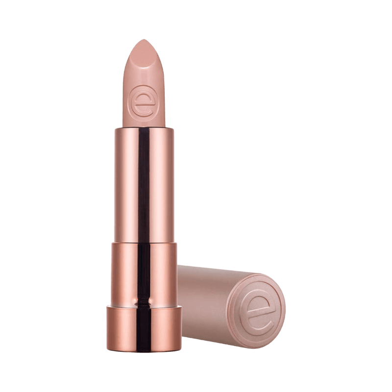 Essence Hydrating Nude Lipstick 301 Romantic med återfuktande formula i nude-ton