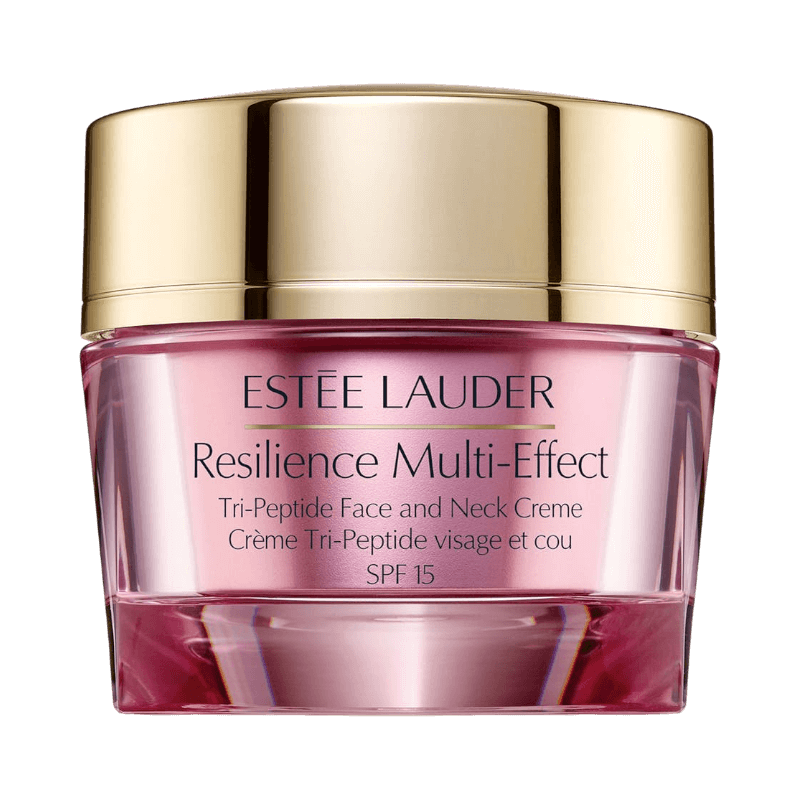 Estée Lauder Resilience dagkräm med SPF 15 och tripeptider för ansikte och hals