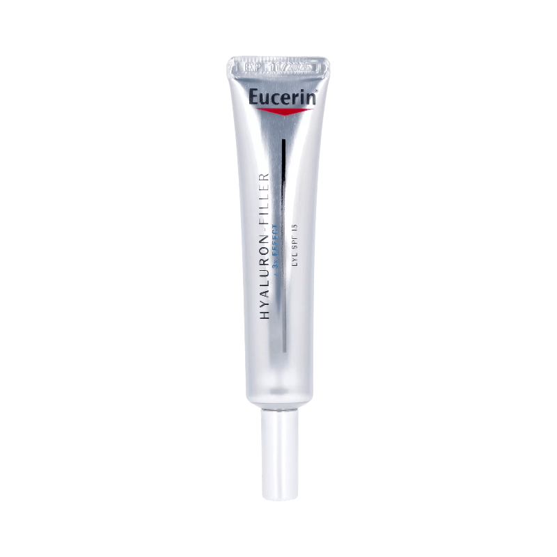 Eucerin Hyaluron-Filler ögonkräm med SPF15 för slätare och återfuktad hud
