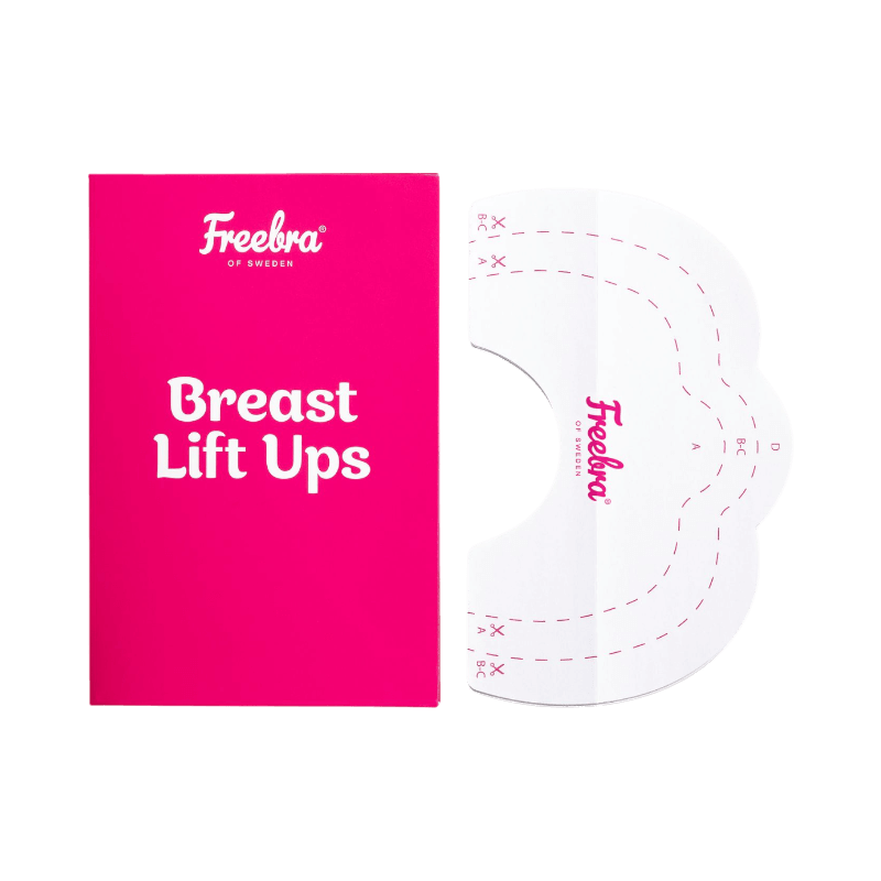 Freebra bröstlyft med transparenta självhäftande kupor i tvåpack.