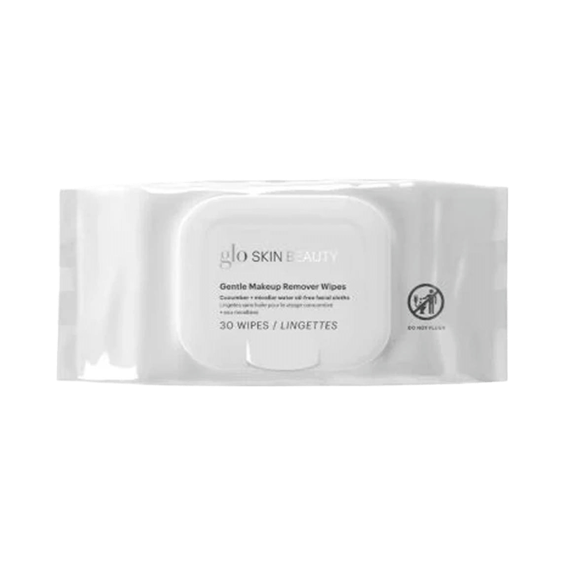 Glo Skin Beauty makeup remover wipes – skonsamma rengöringsservetter med 30 st för känslig hud