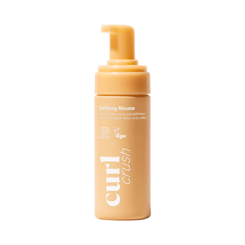 Hairlust Curl Crush mousse för definition, volym och form i vågigt till lockigt hår.