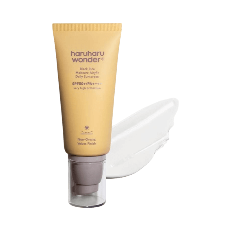 Haruharu Wonder solskydd med SPF50+ PA++++ och silkeslen finish i 50 ml tub