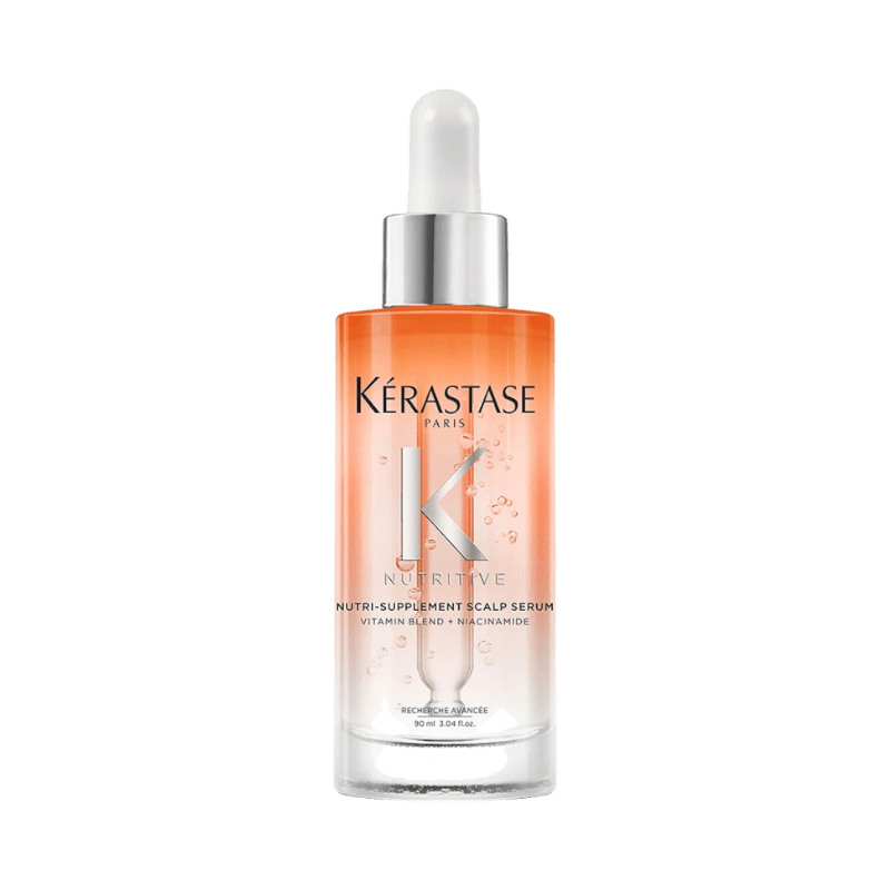 Kérastase Nutritive Scalp Serum med niacinamid – återfuktar och vårdar torr hårbotten med vitaminkomplex.