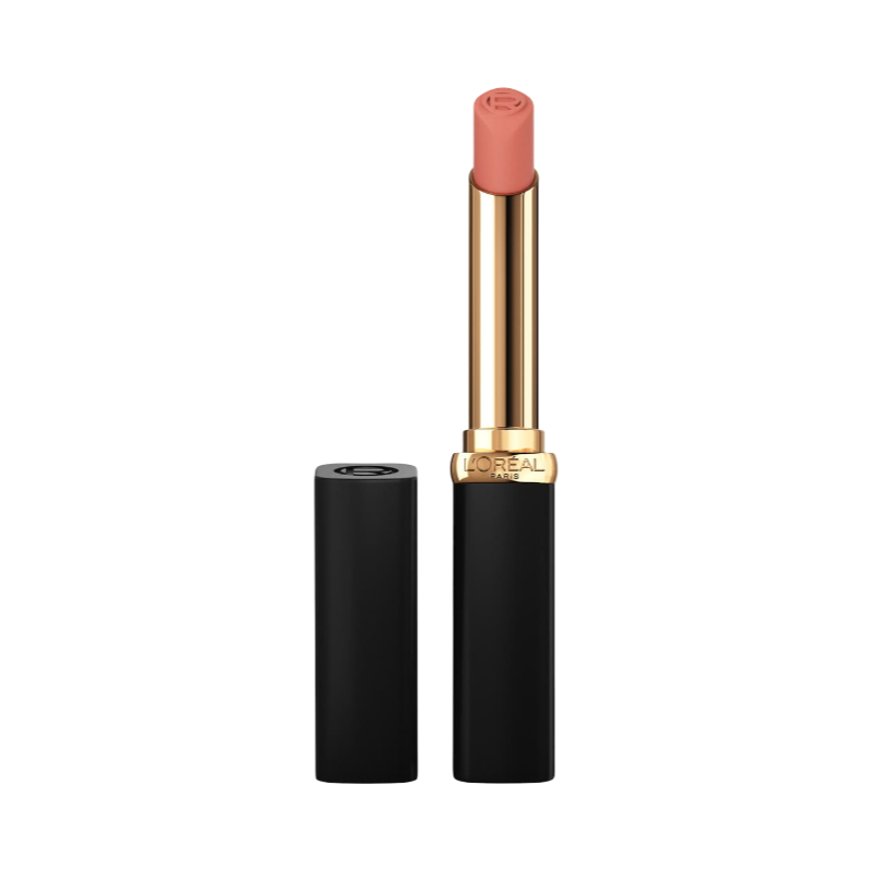 L’Oréal Paris Color Riche Matte Lipstick 500 Beige Freedom med tunn design och guldig detalj