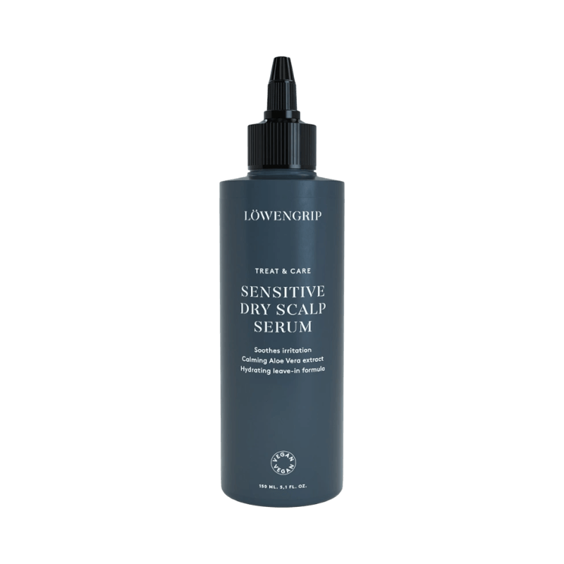 Löwengrip Sensitive Dry Scalp Serum med aloe vera – lugnande leave-in behandling för känslig och torr hårbotten.