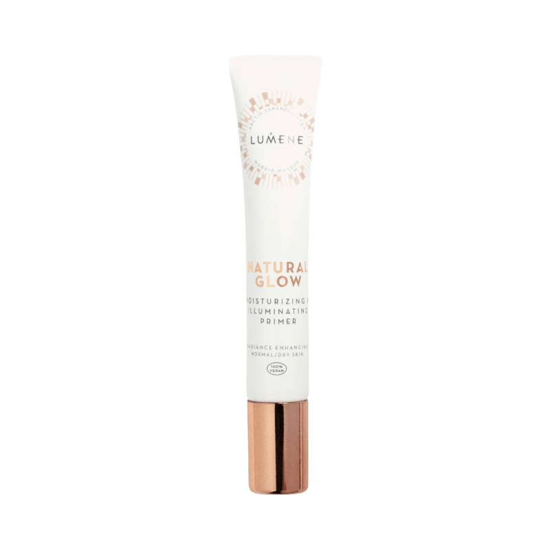 Lumene Natural Glow primer för lyster och fukt, perfekt för normal till torr hud