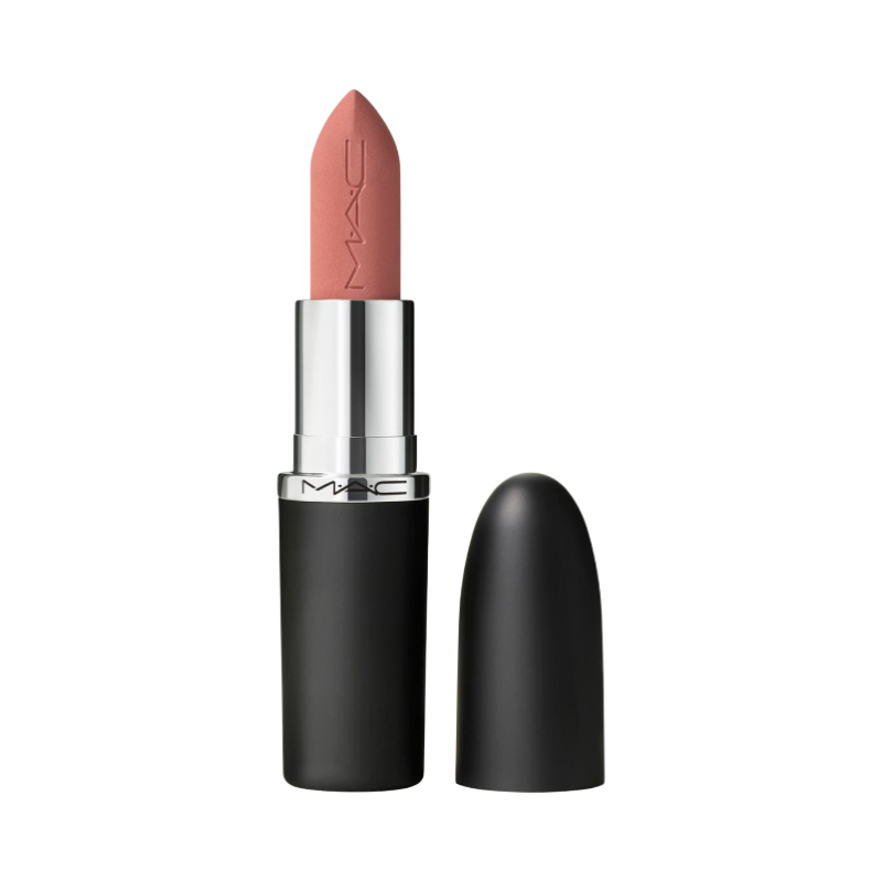 MAC Silky Matte Lipstick i nyansen Honey Love med mjuk nude-finish