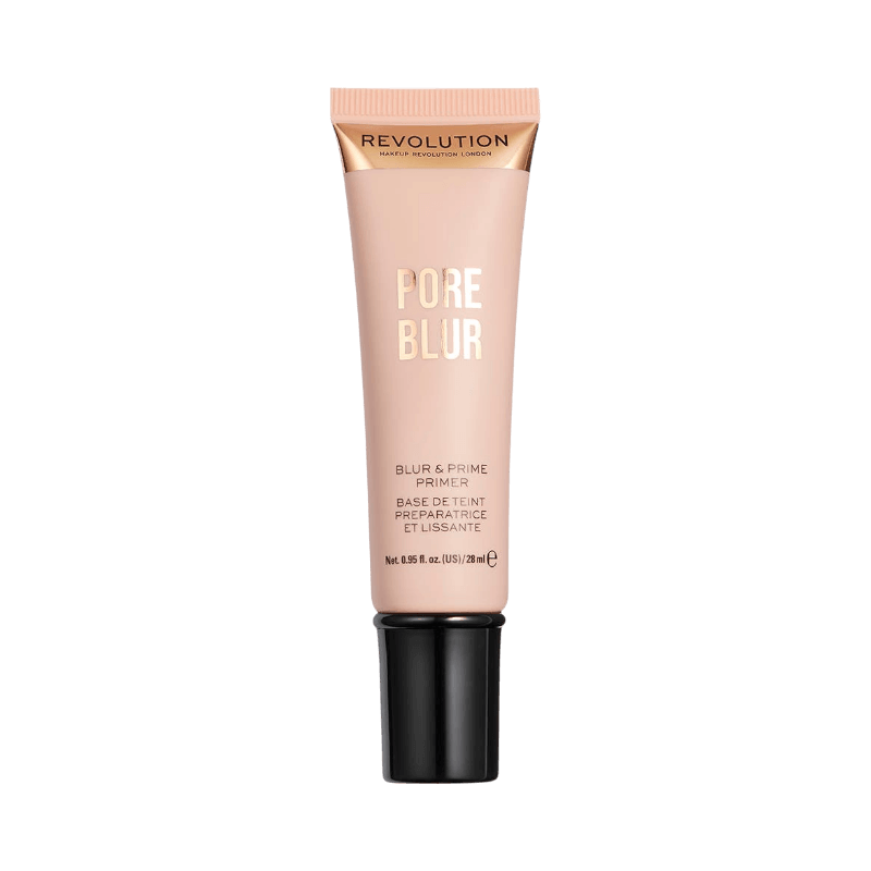 Makeup Revolution Pore Blur primer i rosa tub för silkeslen hudstruktur
