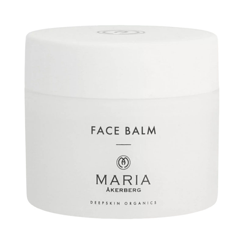 Maria Åkerberg Face Balm i vit burk för ekologisk och djupvårdande hudvård