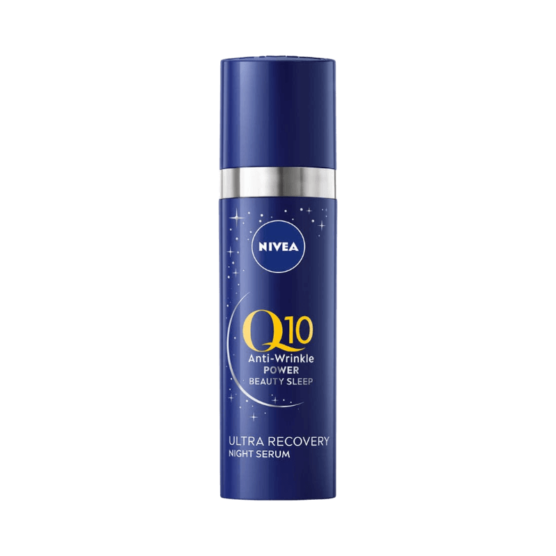 NIVEA Q10 Power Ultra Recovery nattserum med anti-rynkformula för intensiv hudvård under natten