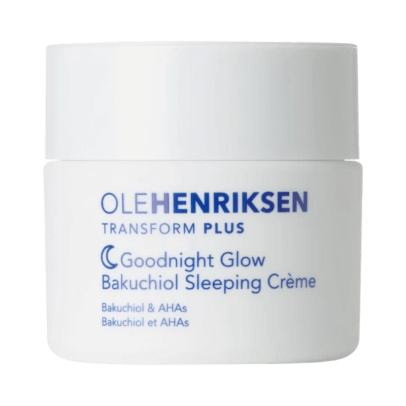 Goodnight Glow nattkräm med bakuchiol och AHA från Ole Henriksen för hudförnyelse.