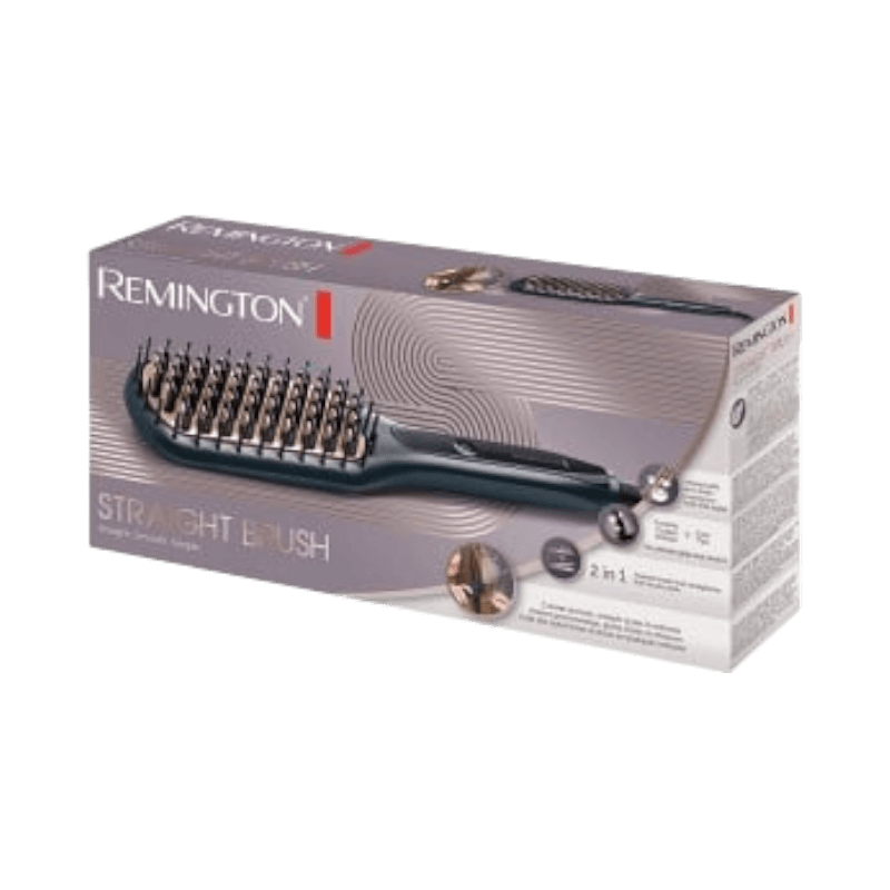 Remington Straight Brush CB7400 värmeborste i originalförpackning med 2-i-1 funktion