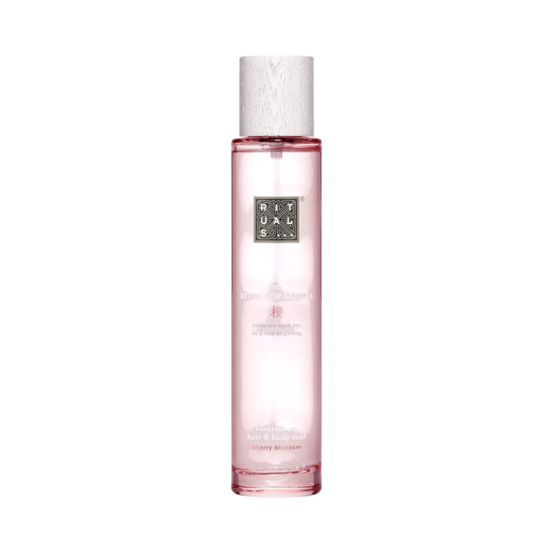 Rituals Sakura Hair & Body Mist – lätt blomdoft av körsbärsblomma för både hår och kropp.
