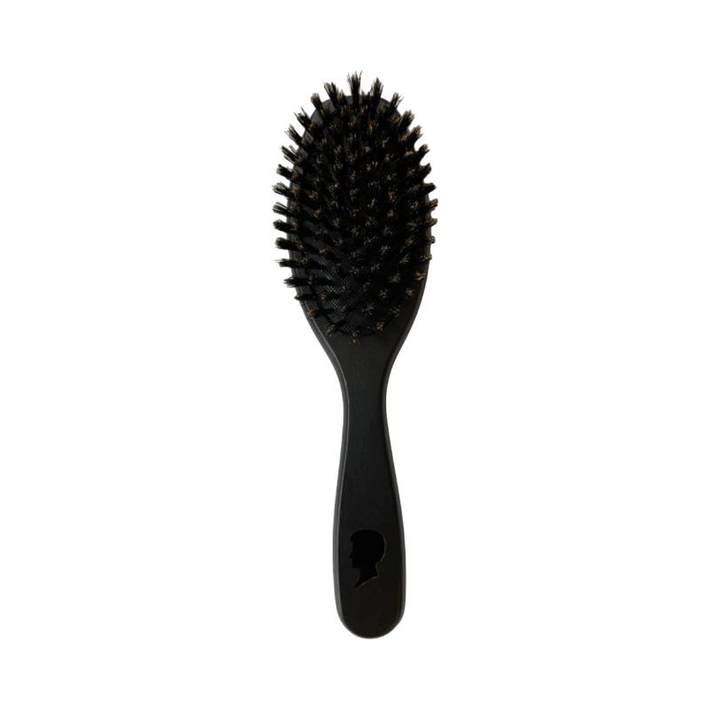 Schwarzkopf svart svinborste med ergonomiskt handtag för professionell styling