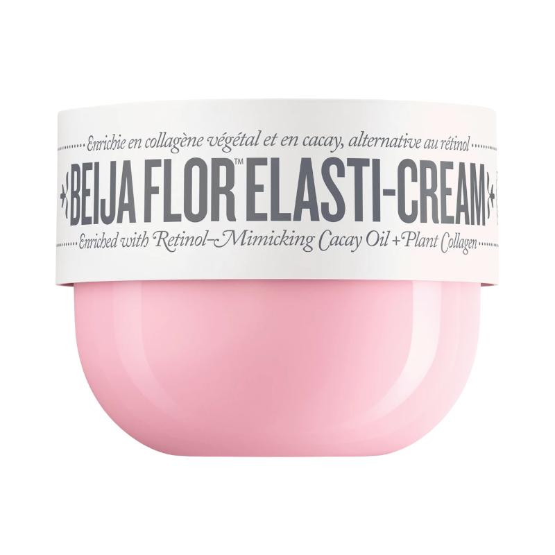 Beija Flor Elasti-Cream med växtkollagen och cacayolja för elastisk hud.