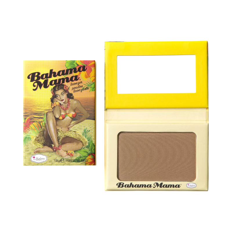 The Balm Bahama Mama bronzer med matt finish för konturering eller solkysst look.