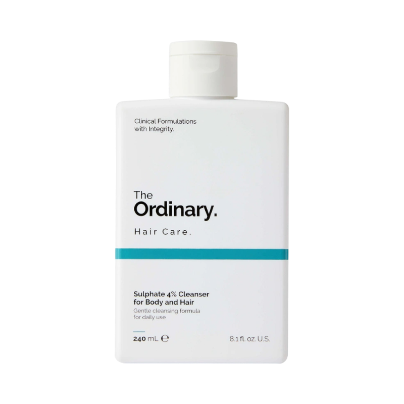 The Ordinary Sulphate 4% Cleanser för kropp och hår med skonsam rengöring för dagligt bruk